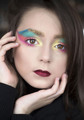 Colorful make up