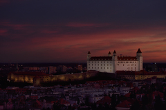 večerný hrad