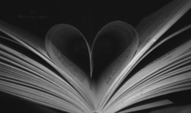 Book in heart ..