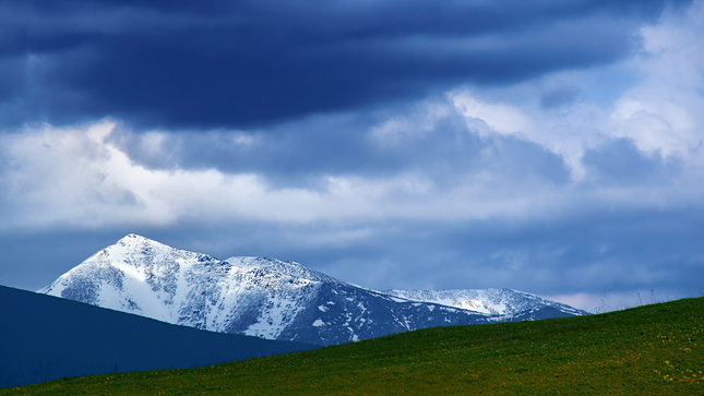 Vysoké Tatry z Lip. Sielnice