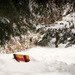 Snowy bench