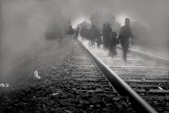on the rails II:refugees