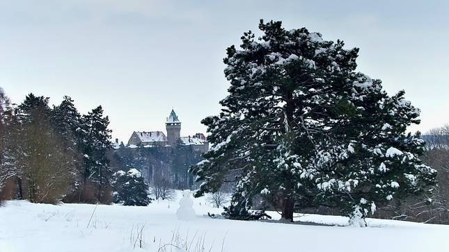Zima v Smolenickom parku