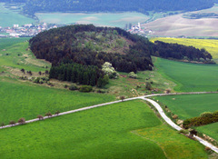 Pohľad z hradu.
