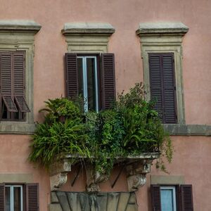 Zelený balkón v Ríme