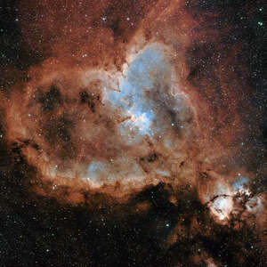 IC1805 hmlovina Srdce