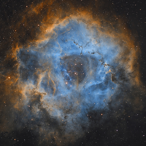 NGC2244 emisná hmlovina