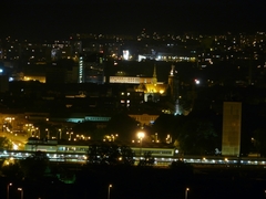 Kosice v noci cez zoom