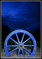 Blue wheel 