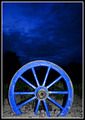 Blue wheel 