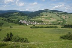 pohľad na dedinu