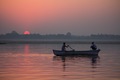 Východ slnka nad Gangou