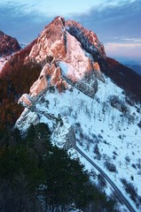Zimný večer na Vršatci