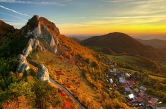Jesenné ráno na Vršatci