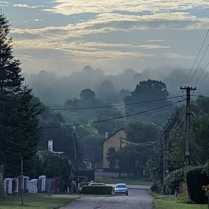 Morning fog in Beša