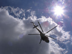 in the sky