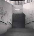 down by stairs
