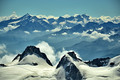 Pohľad od Mont Blancu