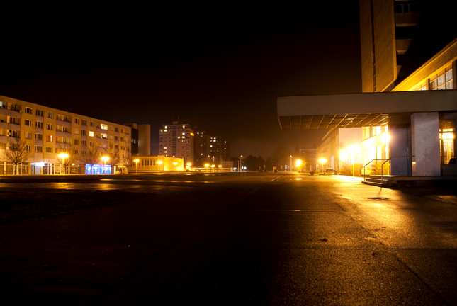 The night in Banská Bystrica