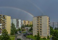 Dúha nad sídliskom