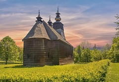 Drevený kostolík