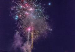 Ohňostroj na fieste