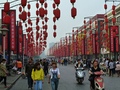 červené ráno v Nanjingu