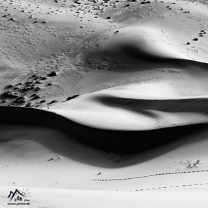 stopy v dunách