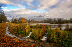 jesenný Štrbský rybník