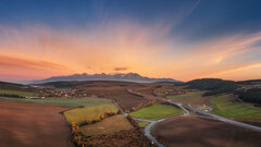 pred východom slnka