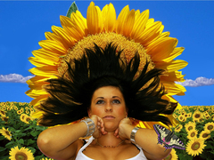 Sunflower girl
