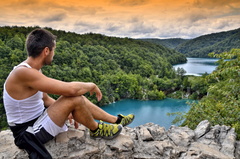 výhľad na Plitvice