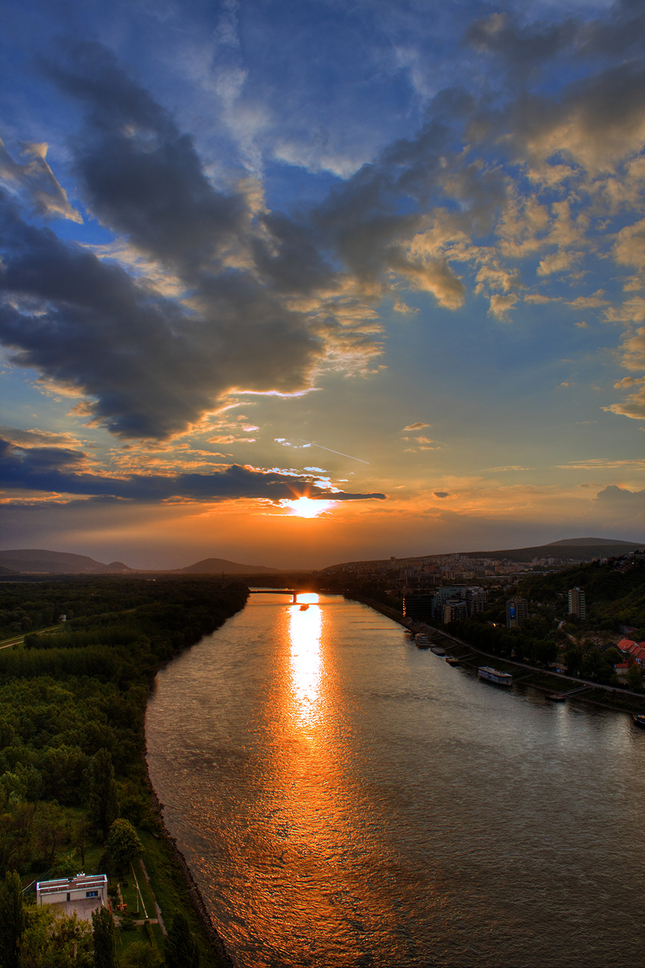 Sunflare at Danube