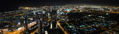 Night view from the Burj Khalifa