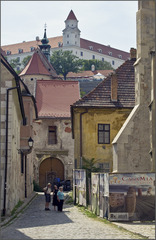 "Výstava" v podhradí