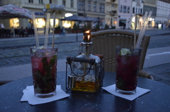 Malinové mojito na Hlavnej