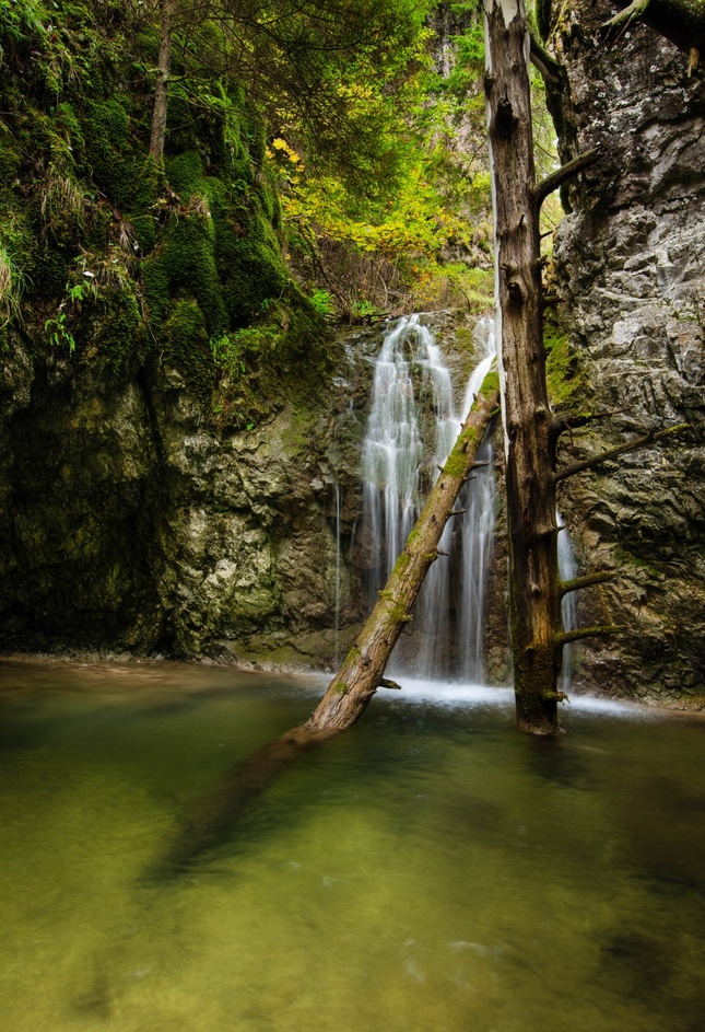vodopád v Suchej doline