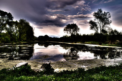Rybník na jar - Liptov, Lisková