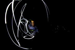 In the dark