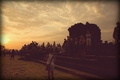 zapad slnka nad Angkor Wat