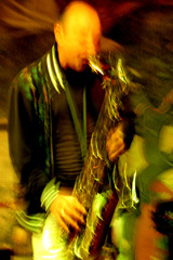 Maľovaný Saxofonista