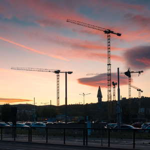 Industrial sunset