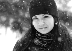 Padá sniežik padá...