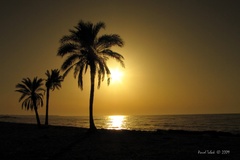 východ slnka na ostrove Djerba