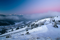 Mrazivé pieninské ráno