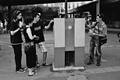 Automat na cestovné lístky.