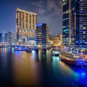 Dubai 4 Marina Lights