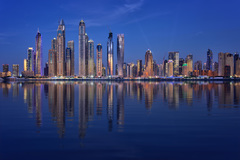 Dubai 6 Marina blue