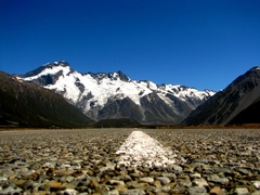 Cesta na Mt. Cook