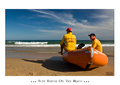 surf rescue on the beach